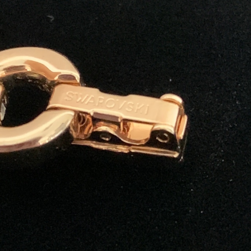 Vintage Swarovski Swan Logo Charm Bracelet with Color stones - Picture 5 of 6